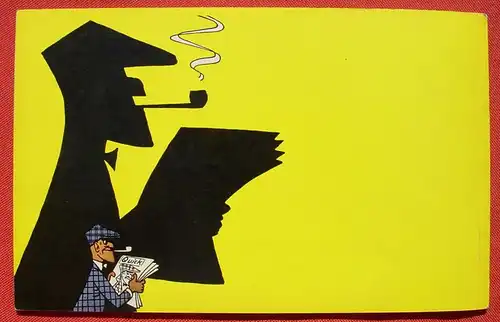 () Nick Knatterton-Comic-Album III. Gelbes Album 1955, 50. - 60. Tausend. Sehr guter Zustand !