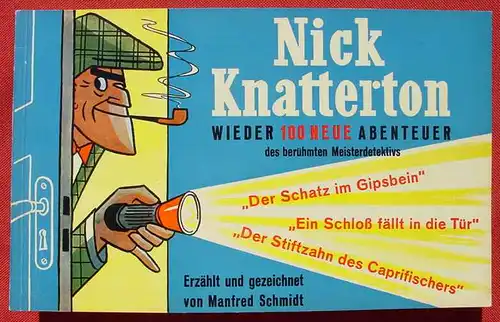 (1042401) Nick Knatterton-Comic-Album IV. Blaues Album 1956, 41. - 50. Tausend. TOP Zustand !