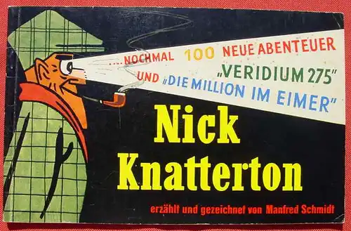 () Nick Knatterton-Comic-Album VI. Schwarzes Album 1957. Erste Auflage ! Guter Zustand