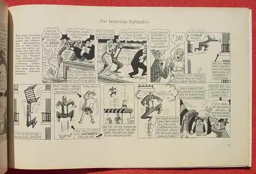 (1042403) Nick Knatterton-Comic-Album VI. Schwarzes Album 1957. Erste Auflage ! Guter Zustand