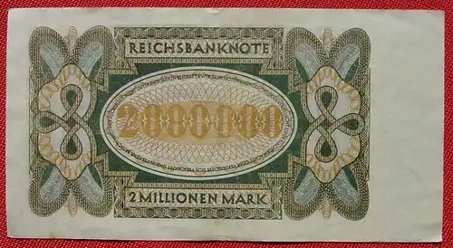 () Reichsbanknote 2 Millionen, Berlin 23. Juli 1923. Ro. 89 # Geldschein # Banknote