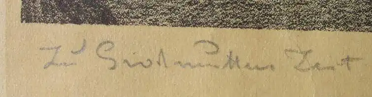 (1042415) Original-Lithographie von Herm. Janowski. 