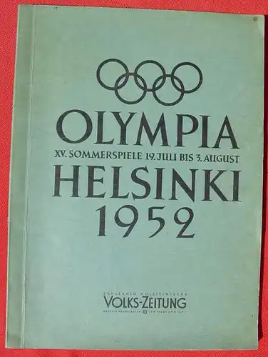 Sammelbilder-Album. Olympia Helsinki 1952 (2-314) Sammelbilderalbum