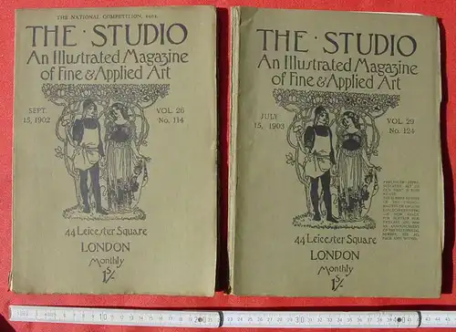 (1049198) The Studio – Illustrated Magazine. Konvolut 13 Ausgaben von 1901-1914. Siehe bitte Beschreibung u. Bilder