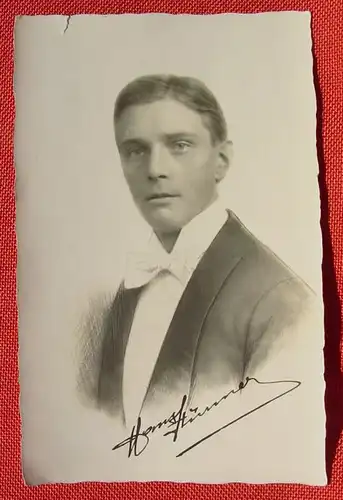 (1049232) Wien 1920, altes Orig.-Foto mit Autogramm Hans Stünner (?), Schauspieler ? Siehe bitte Beschreibung u. Bilder
