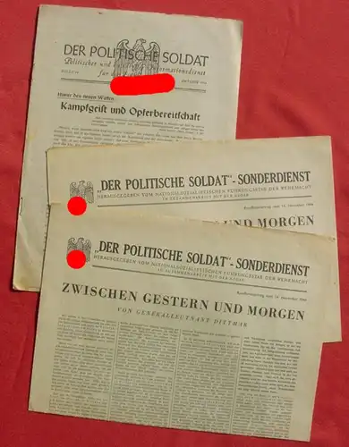 () 'Der Politische Soldat' Informationsdienst für den Einheitsführer. Folge 14 / Oktober 1944