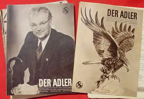 () 33 x Der ADLER. Flieger-Zeitschriften ab 1953