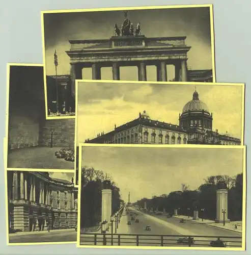 () Berlin. Partie von 15 'Kristall'-Foto-Ansichtskarten von 1936, unbenutzt