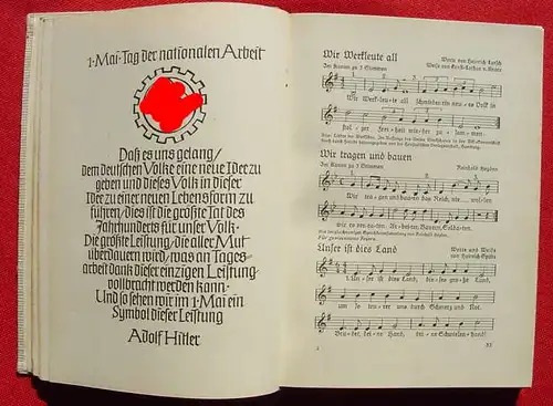 () Wir Maedel singen. Liederbuch des Bundes Deutscher Maedel. 1938 Kallmeyer-Verlag, Wolfenbuettel u. Berlin