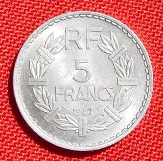 () 5 Francs 1947. Frankreich. Y. 84. Herrlicher Zustand !