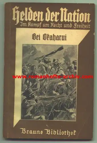 (-21) Propaganda-Heft. Helden der Nation Nr. 21 von 1933. Braune Bibliothek (nlvarchiv)