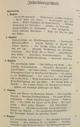 () "Was ich in Amerika fand". Freiherr Hans von Barnekow. 1911, Berlin, Verlag Siegismund