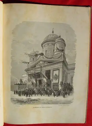 () Berlin. Die Trauerstrasse vom 16. Maerz 1888. Von Hossfeld. Ernst u. Korn, Berlin 1889