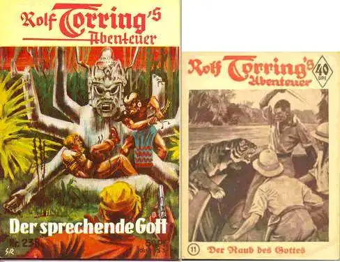 (1038417) 20 verschiedene Rolf Torring-Abenteuer Hefte der 1950-1960-er Jahre