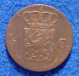(1015921) Muenze. Niederlande. Halber Cent 1863