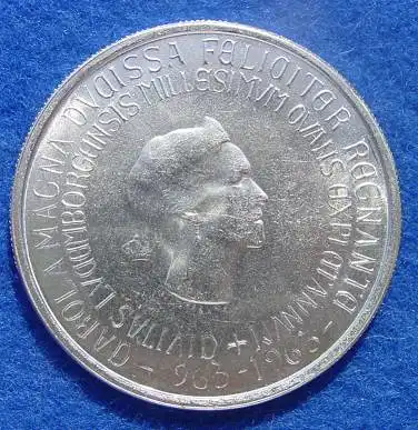 () Luxemburg Silbermuenze 250 Francs 1963 (Burg-Anlage) KM 53. Sehr selten ! TOP Zustand