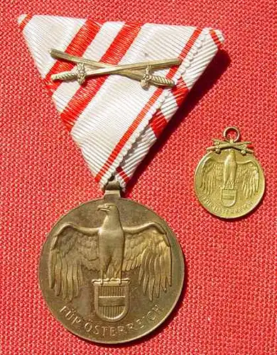 (1038142) Alter Orden mit Miniatur. Österreich 1914-1918 Weltkrieg
