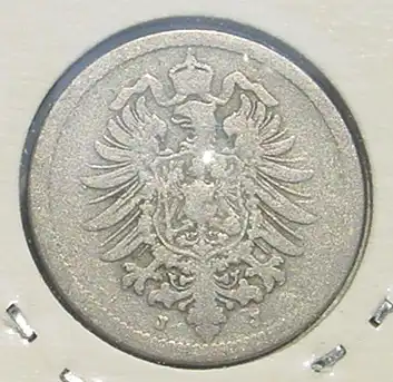 () Deutsches Reich. 10 Pfennig 1889 - J. Kursmuenze. Kaiserreich. Jaeger Nr. 4