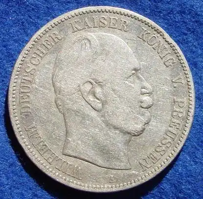 (1044623) Kaiserreich, Preussen 5 Mark 1876-A, Reichsmark, Silbermuenze