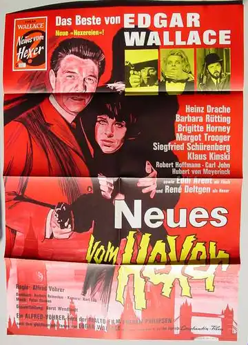 Plakat. Neues v. Hexer (0320267) Edgar Wallace. Original-FILMPLAKAT