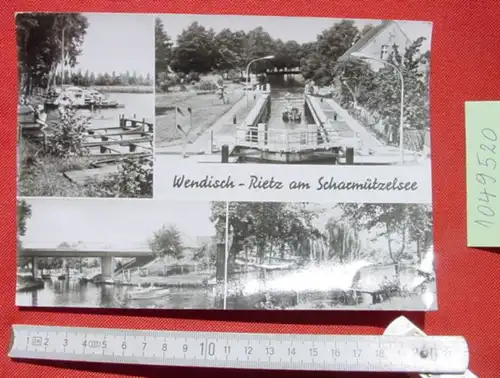 () Wendisch - Rietz am Scharmützelsee. Brandenburg. Große Foto-Ansichtskarte ca. 20,5 x 14,5 cm !