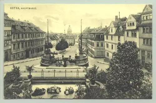Gotha um 1910 ? (intern : 1025123)   Ansichtskarte. PLZ-Bereich pauschal 99867. Postalisch nicht gelaufen. Verlag Ottmar Zieher, Muenchen, um 1910 ?