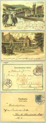 Karlsbad, CS ? 2 x 1899 /1906 (1027086)