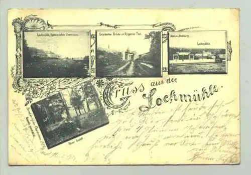 (61273-011) Ansichtskarte. "Gruss aus der Lochmuehle".1898