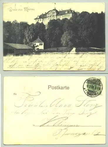 Ansichtskarte. Mainau 1900 (intern : )