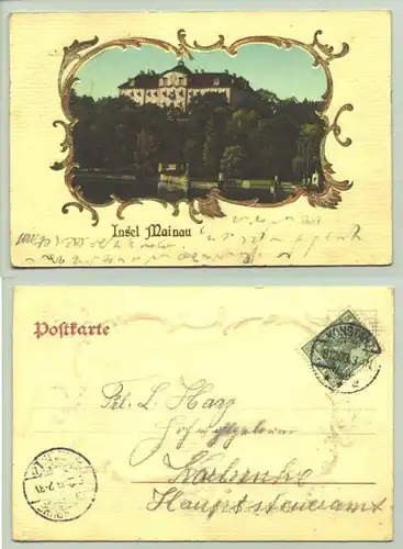 Ansichtskarte. Mainau 1903 (intern : )