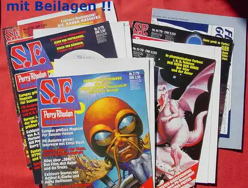 () 16 x Perry Rhodan - MAGAZIN (Science-Fiction) ab 2/1979 + 7 Hefte gratis dazu