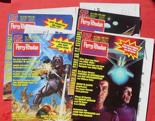 () 16 x Perry Rhodan - MAGAZIN (Science-Fiction) ab 2/1979 + 7 Hefte gratis dazu