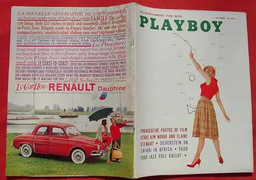 () PLAYBOY USA. October, 1959. Komplettes Original-Magazin mit Innenteil