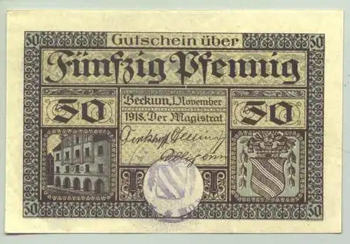 Beckum. Notgeld 1918 (1028629- 59269)