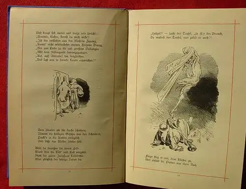 () Wilhelm Busch "Der heilige Antonius von Padua". Schauenburg, Lahr/ Baden ohne Jahr, um 1910 ?