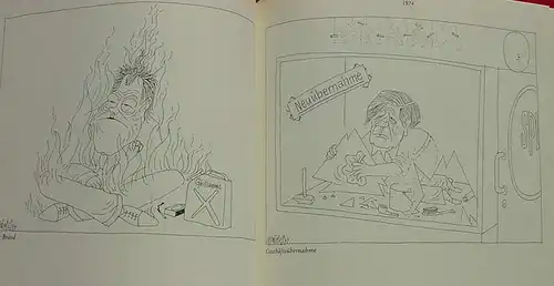 ()  "Ironimus - Die siebziger Jahre" - Zeitgeschehen in der Karikatur 1970-1979. 1. Auflage. Molden-Verlag, Wien 1979