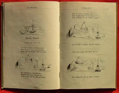 () Wilhelm Busch "Der Geburtstag - oder Die Partikularisten" Fr. Bassermann-Verlag, 53.-58. T. Muenchen 1908