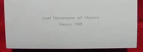 (2001439) Original-Foto von 'Josef Neckermann' mit Original-Unterschrift auf Bildseite. Format ca. 10,5 x 15 cm
