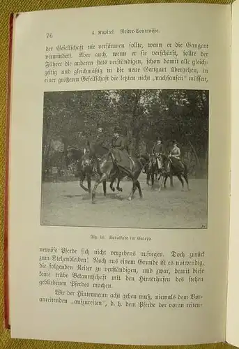 Reitkunst u. Pferdepfl. 1905 () "Im Sattel und im Stall" - 'Die Grundlagen der Reitkunst u. Pferdepflege'. Von Graf v. Norman