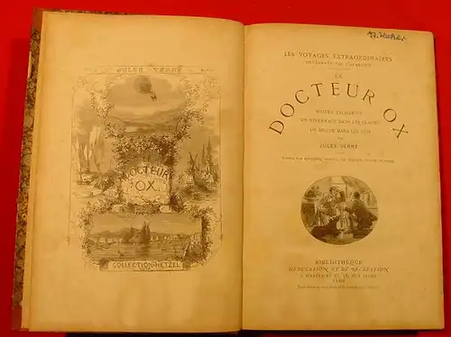 () "LE DOCTEUR OX / Maitre Zacharius / Un Hivernage dans les Glaces / Un Drame dans les Airs" par Jules Verne