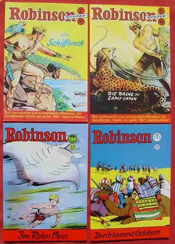 (1046382) Robinson. 4 Comics : Nr. 1, 7, 124, 125, diverse Sammlerausgaben. TOP Zustand ! Siehe bitte Bilder