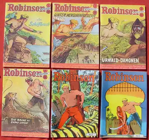 () Robinson. 24 verschiedene Comics. Sammlerausgaben Hethke. TOP Zustand ! Siehe bitte Bilder