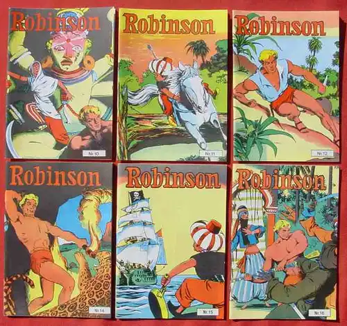 (1046385) Robinson. 24 verschiedene Comics. Sammlerausgaben Hethke. TOP Zustand ! Siehe bitte Bilder