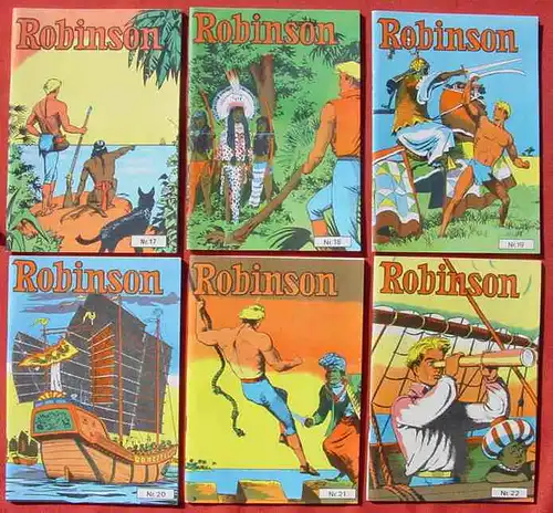 (1046385) Robinson. 24 verschiedene Comics. Sammlerausgaben Hethke. TOP Zustand ! Siehe bitte Bilder