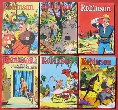 (1046385) Robinson. 24 verschiedene Comics. Sammlerausgaben Hethke. TOP Zustand ! Siehe bitte Bilder