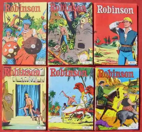 Neu : Versandkosten ab Euro 7,00 / BRD - andere Versandkosten-Angaben sind ungültig . () Robinson. 24 verschiedene Comics. Sammlerausgaben Hethke. TOP Zustand ! Siehe bitte Bilder