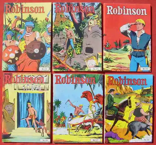 () Robinson. 24 verschiedene Comics. Sammlerausgaben Hethke. TOP Zustand ! Siehe bitte Bilder