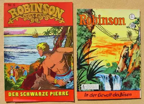 () Robinson. 2 diverse Comics : Nr. 9, 34. Siehe bitte Bilder