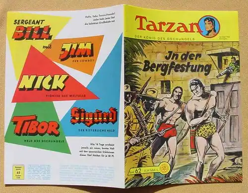 (1046394) Tarzan, Comic-Heft Nr. 62 Sammlerausgabe Hethke-Verlag (ND Lehning-Verlag 1959) TOP Zustand !