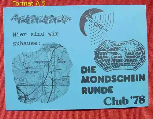 (1046835) Einladungskarte, Raum Herxheim, Doppelkarte A5 ungefaltet, siehe bitte Beschreibung
